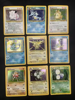 Vintage Rare Holo Pokemon Card Lot WOTC 1999 Base Set, Jungle, Fossil - MP/HP - Image 1