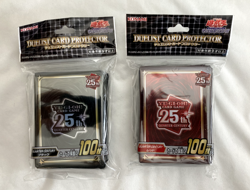 Yu-Gi-Oh! Card Protectors - 25th Anniversary "Quarter Century" Red and Black - Image 1