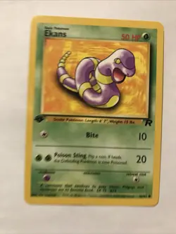 Ekans Italian 1st Edition Pokemon Team Rocket Card 56/82 2000 - Image 1