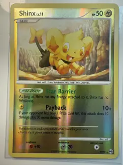 2009 Pokemon SHINX Arceus Shiny REVERSE HOLO Foil Shining SECRET RARE Card SH12 - Image 1