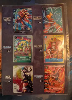 Bandai 2nd Anniversary Sealed Card Set Monkey.D.Luffy P-043 Foil - Image 1
