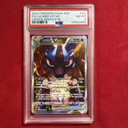 Lucario VSTAR SWSH291 SWSH: Sword & Shield Promo Cards Holo PSA 8 - Image 1