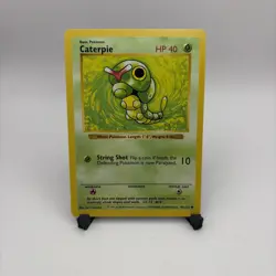Pokemon Card - Caterpie Base Set (Shadowless) 45/102 Common LP - Image 1