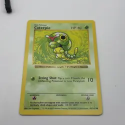Pokemon Card - Caterpie Base Set (Shadowless) 45/102 Common LP - Image 2