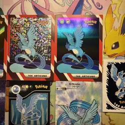 7 Holo Articuno Different Non-TCG Sets Pokemon Cards And Sticker Lot - Image 3