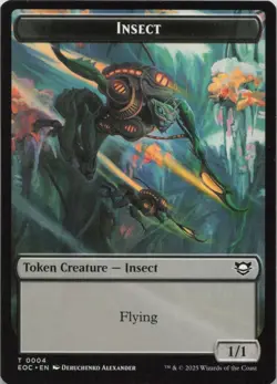 Insect // Elemental (0007) Double-Sided Token T Commander: Edge of Eternities - Image 1