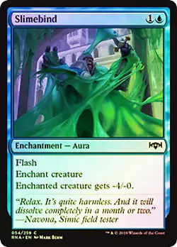 Slimebind FOIL Ravnica Allegiance NM Blue Common MAGIC MTG CARD ABUGames - Image 1