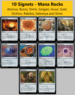 Set of All 10 Signets - Magic: the Gathering MTG Commander Staples EDH Signet NM - Image 1