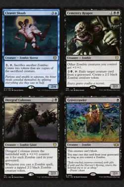 Wilhelt, the Rotcleaver Commander Deck ZOMBIES EDH Magic MTG Ready-to-Play Alt - Image 4