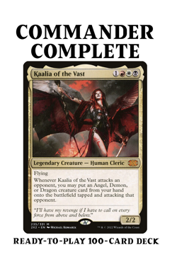 Kaalia of the Vast ANGELS DEMONS DRAGONS Magic MTG Custom Commander Deck - Image 1