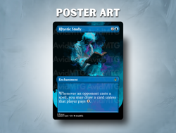 Rhystic Study - Custom Magic: The Gathering Card - Image 3