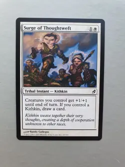 Surge of Thoughtweft , MTG Lorwyn (2007) Common White Instant NM - Image 1