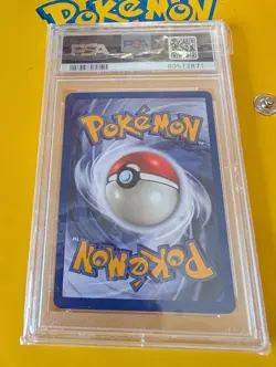 Graded PSA 9 RAINBOW ENERGY #80 2000 Pokemon Rocket 1ST EDITION MINT Non-holo - Image 2