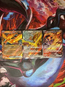 Pokemon TCG Team Rocket's Moltres ex Destined Rivals Stamped UPC Promo Set - Image 1