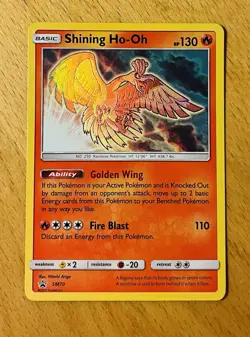 2017 POKEMON SM BSP Shining Legends Elite Trainer Box Shining Ho-Oh-Holo #SM70 - Image 4