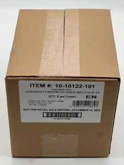 Pokemon Team Rocket's Mewtwo ex League Battle 6-Deck Case Sealed - Image 1
