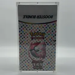 Pokemon 151 SV3.5 Booster Bundle Display Factory Sealed Case W/Acrylic Case - Image 1