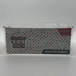 Pokemon 151 SV3.5 Booster Bundle Display Factory Sealed Case W/Acrylic Case - Image 5