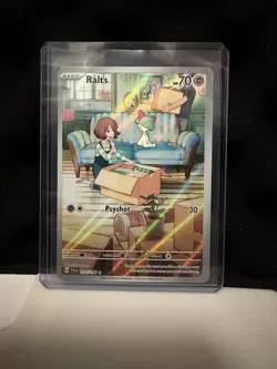 Pokemon Ralts 211/198 Sv01: Scarlet & Violet Base Set Illustration Rare Holo NM - Image 1