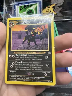 Pokemon TCG Umbreon 32/75 Neo Discovery Regular - Image 2