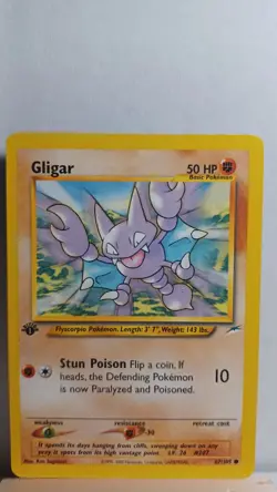 Gligar 1st Edition [LP] - Pokemon TCG Neo Destiny 67/105 [Common] - Image 1