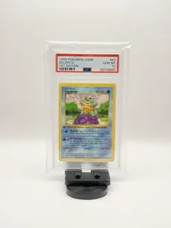 1999 Pokemon Base Set 1st Edition Shadowless Squirtle 63/102 - PSA 10 GEM MINT - Image 2