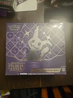 Nintendo Pokemon TCG Scarlet & Violet Paldean Fates Elite Trainer Box - 9 Packs 820650856181 - Image 1