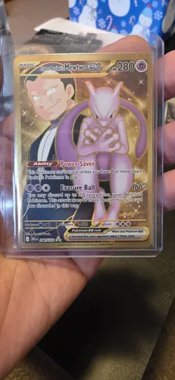 Pokemon Team Rockets Mewtwo EX 240/182 Destined Rivals English Edition - Image 2