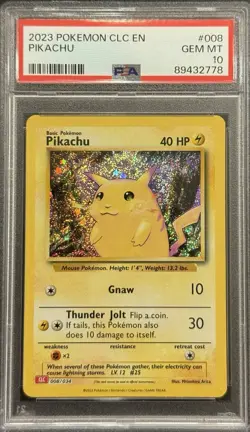 2023 PSA 10 POKEMON CLASSIC COLLECTION CHARIZARD DECK HOLO PIKACHU 💎 - Image 1