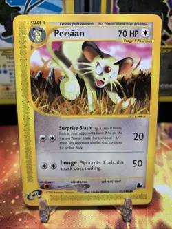 2003 Pokemon Non-Holo Persian 42/144 Uncommon Skyridge Mint/NM Ereader - Image 1