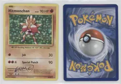 Hitmonchan Holo Pokemon XY Evolutions 20th Anniversary #62 - Image 3