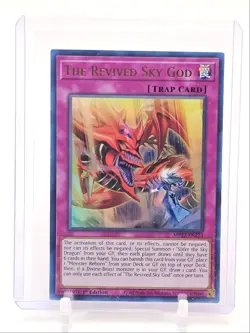 THE REVIVED SKY GOD 2022 YU-GI-OH! PHARAOH'S GODS 1ST ED ULTRA RARE B Q5677 - Image 1