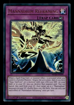 Mannadium Reframing MP24-EN199 Ultra Rare 25th Anniversary Tin Yu-Gi-Oh NM - Image 1