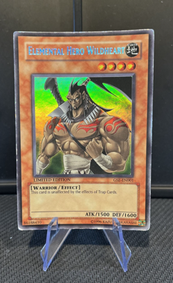 YUGIOH Elemental Hero Wildheart GSE-EN001 Limited Edition LP - Image 1