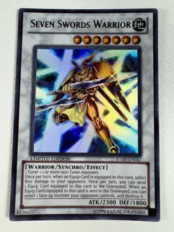 YuGiOh - Seven Swords - Warrior JUMP-EN047 Limited Edition Ultra Rare NM - Image 1