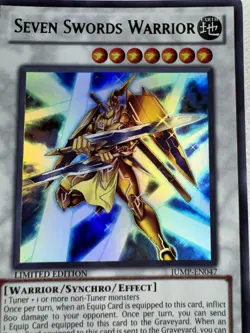 YuGiOh - Seven Swords - Warrior JUMP-EN047 Limited Edition Ultra Rare NM - Image 2