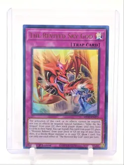 THE REVIVED SKY GOD 2022 YU-GI-OH! PHARAOH'S GODS 1ST ED ULTRA RARE A Q5677 - Image 1