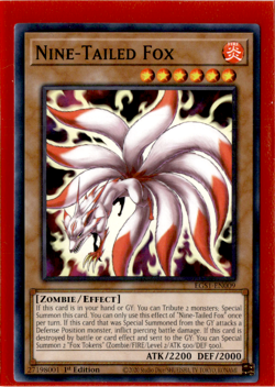 Nine-Tailed Fox | EGS1-EN009 | Yu-Gi-Oh! TCG - Image 1