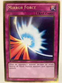 Mirror Force - PGLD-EN059 - Gold Rare - 1st Edition - Image 1