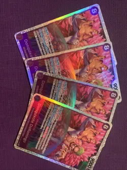 4x Donquixote Doflamingo OP10-071 - One Piece TCG English - SR Foil Playset NM - Image 1