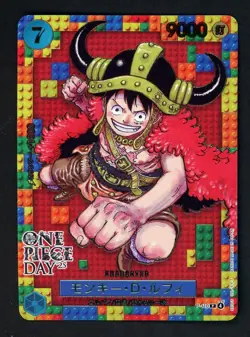 #2 2025 One Piece Japanese PCC One Piece Day Promo #110 Monkey D. Luffy - Image 1