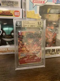 English One Piece Romance Dawn Luffy OP01-024 Alt Art BGS9.5 Gem Mint Wave 1 - Image 1