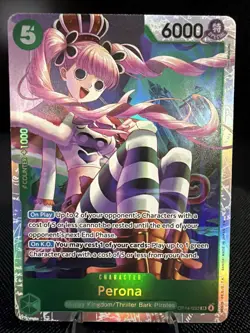 One Piece TCG - The Azure Sea's Seven - Perona OP14-033 SR - NM Foil - Image 1