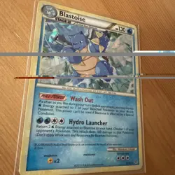 Pokemon Card Promo Blastoise 13/95 Holo Cracked Ice - Image 3