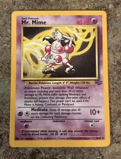 Mr. Mime 06/64 Jungle Holo 1999 Basic Pokemon Card - Image 1