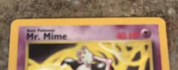 Mr. Mime 06/64 Jungle Holo 1999 Basic Pokemon Card - Image 3