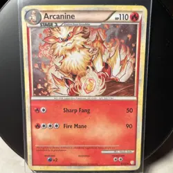 ARCANINE - 1/123 - NON HOLO - HeartGold SoulSilver HGSS - Pokemon TCG Card - Image 1