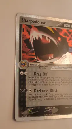 Pokemon TCG - Sharpedo ex 104/107 Deoxys - Holo Pokemon Card - Image 2