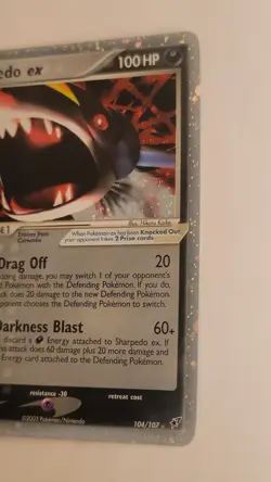 Pokemon TCG - Sharpedo ex 104/107 Deoxys - Holo Pokemon Card - Image 3