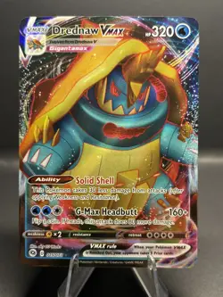 Pokemon TCG Drednaw VMAX Holo Ultra Rare Card Champions Path 015/073 NM - Image 1